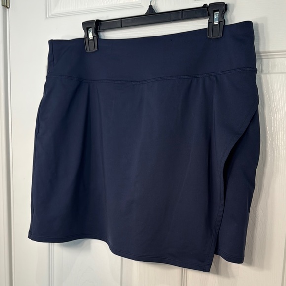 Athleta pull-on Dark Blue Performance Golf/Pickleball  Skort - Picture 1 of 15